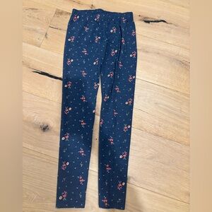 GAP Kids Navy Floral Leggings